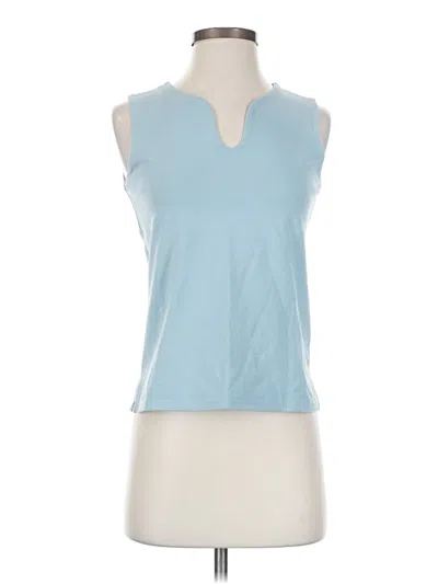 Pre-owned Jjill Sleeveless T-shirt In Blue