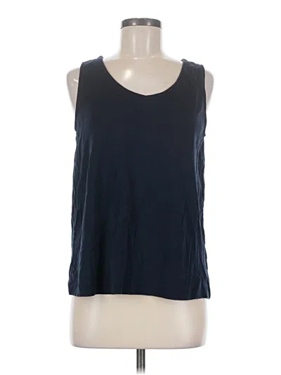 Pre-owned Jjill Sleeveless T-shirt In Blue