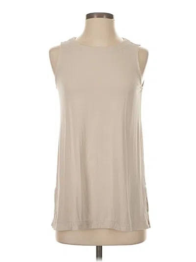 Pre-owned Jjill Sleeveless T-shirt In Brown
