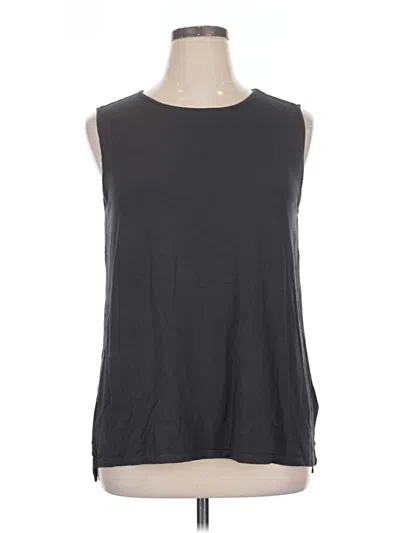 Pre-owned Jjill Sleeveless T-shirt In Gray