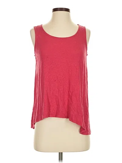 Pre-owned Jjill Sleeveless T-shirt In Red