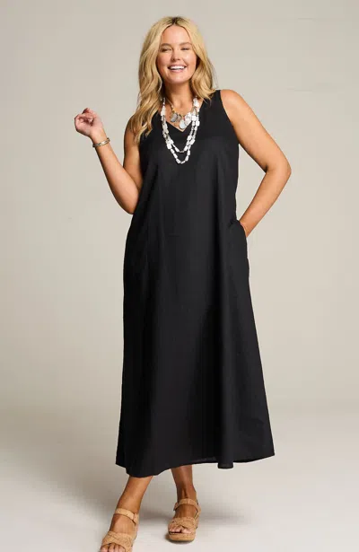 Jjill J.jill Sleeveless V-neck Maxi Dress