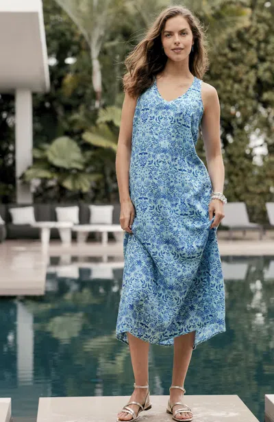 Jjill J.jill Sleeveless V-neck Maxi Dress