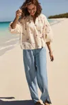 Jjill J.jill Slit-hem Indigo Tencel™ Pants In Cliffside Wash