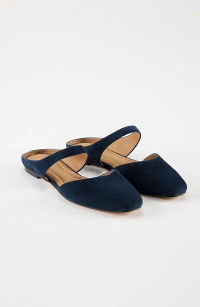 Jjill Sloane Slip-on Flats In Navy Blue