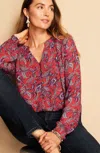 Jjill J.jill Smocked Blouse In Multi