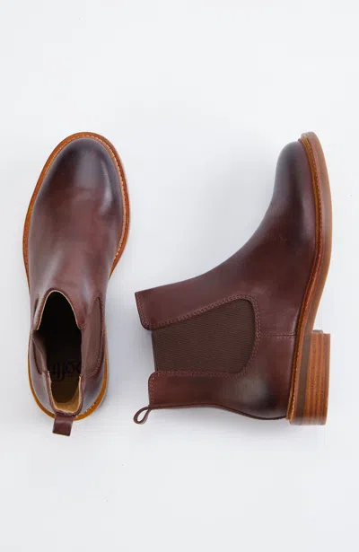 Jjill J.jill Sofft® Pamella Chelsea Boot In Bourbon Red