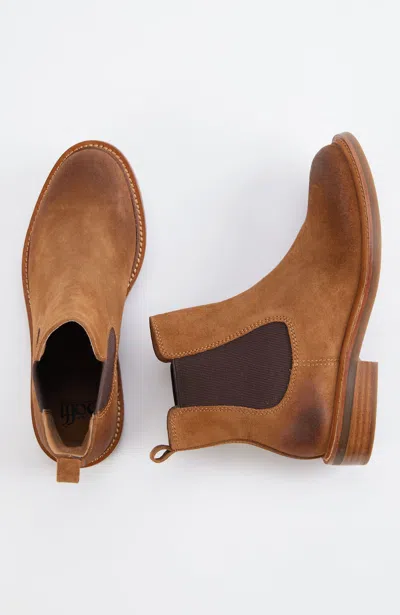 Jjill J.jill Sofft® Pamella Chelsea Boot In Havana Brown Suede