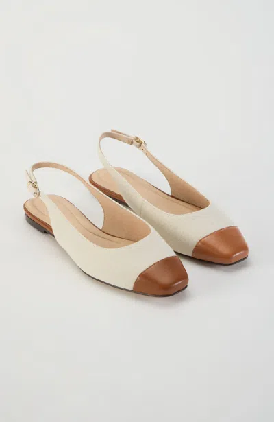Jjill J.jill Sophie Slingback Flats In Brown