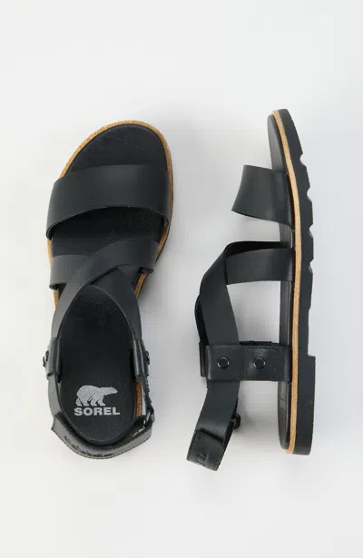 Jjill J.jill Sorel® Ella™ Iii Crisscross Sandals In Black