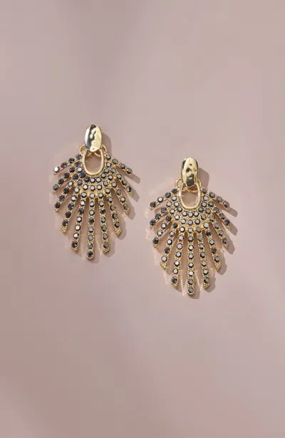 Jjill J.jill Sparkling Goldtone Statement Earrings