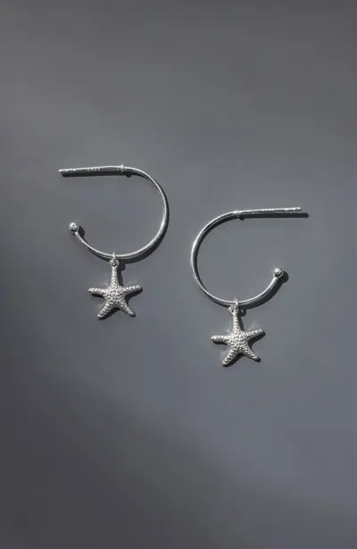 Jjill J.jill Sterling Silver Starfish Earrings