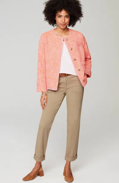 Jjill J.jill Straight-leg Chino Pants In Light Shitake