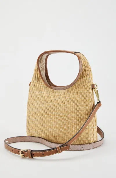 Jjill J.jill Straw & Leather Convertible Crossbody