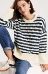 Jjill J.jill Striped Cabled Sweater