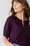 Jjill J.jill Striped-jacquard Top