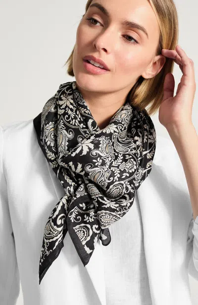 Jjill Summer Silk Square Scarf In Multi