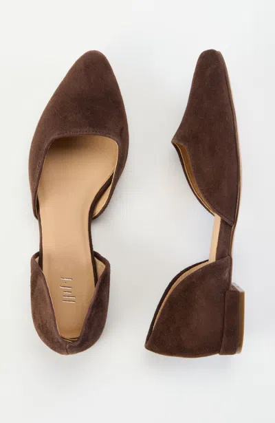 Jjill J.jill Sutton D'orsay Flats In Brown