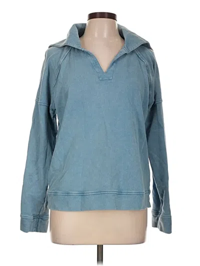 Pre-owned Jjill Sweatshirt In Blue