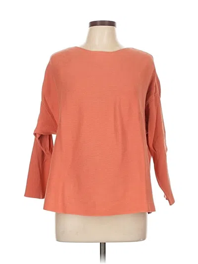 Pre-owned Jjill Sweatshirt In Orange