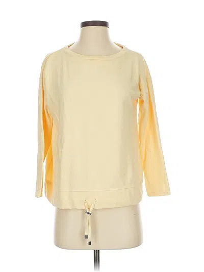 Pre-owned Jjill Sweatshirt In Yellow