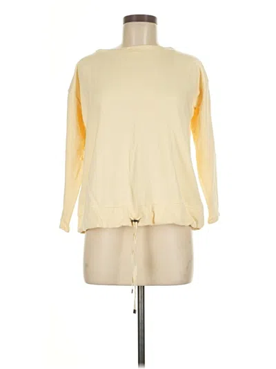 Pre-owned Jjill Sweatshirt In Yellow