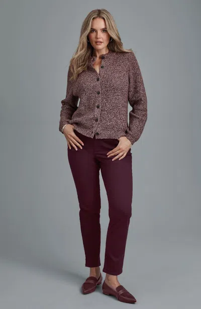 Jjill Tall Authentic Fit Slim-leg Jeans In Purple