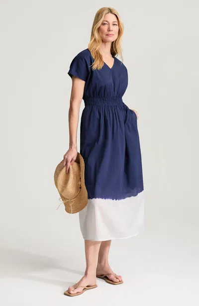 Jjill Tall Dip-dyed Dress In Multi