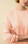Jjill Tall Fit Elevation Knit Pullover In Peach Cream