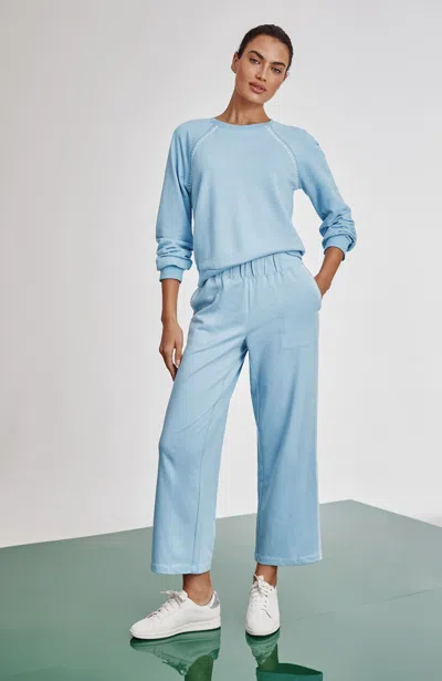 Jjill Tall Fit Whipstitched Crops Pants In Moon Mist