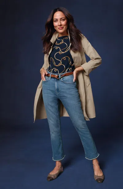 Jjill Tall Heritage Fit Kick-flare Jean Pants In Blue