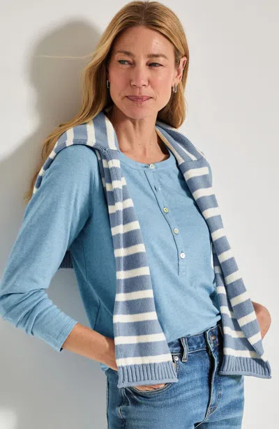 Jjill Tall Knit Henley Top In Multi