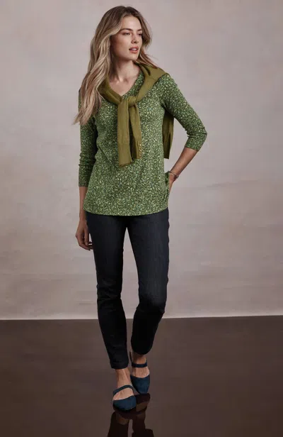 Jjill Tall Modern Fit Denim Trouser Pants In Green