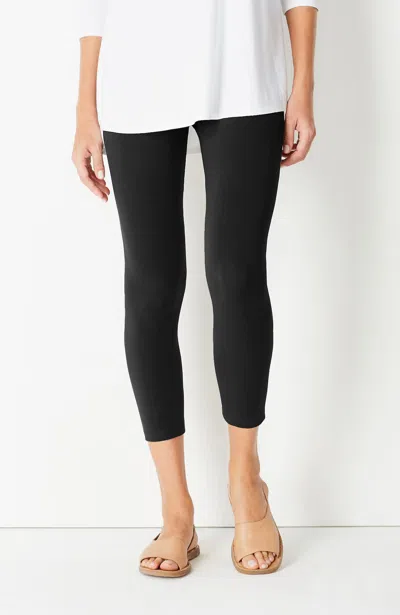 Jjill Tall Pima Capri Leggings In Black