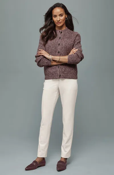 Jjill Tall Ponte Slim-leg Pant Pants In Cream