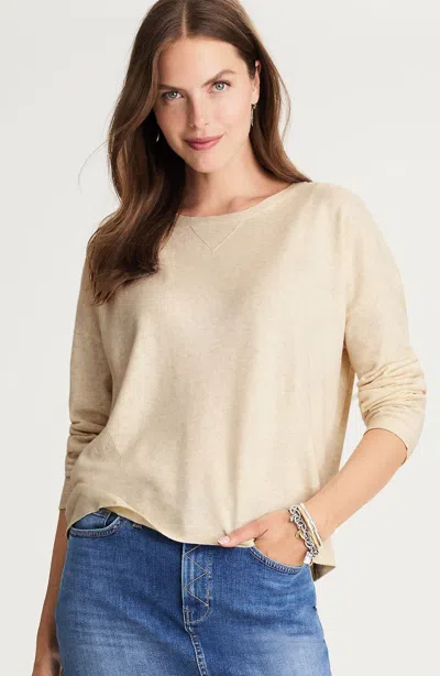 Jjill Tall Relaxed Pullover Sweater In Oatmeal Heather