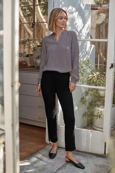 Jjill Tall Smooth Fit Slim-leg Pant Pants In Black