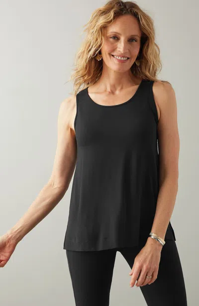 Jjill Tall Wearever A-line Tank Top In Black