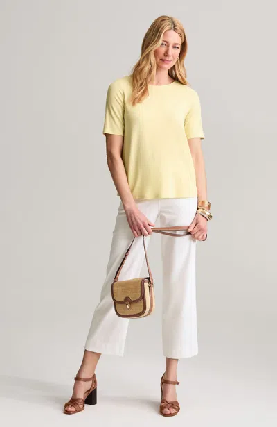 Jjill Tall Wearever Elbow-sleeve Tee Shirt In Sunlight