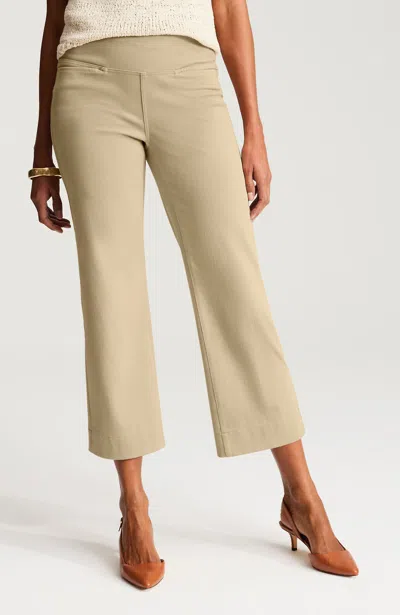 Jjill Tall Wearever Smooth-fit Cropped Knit Jeans In Cashew