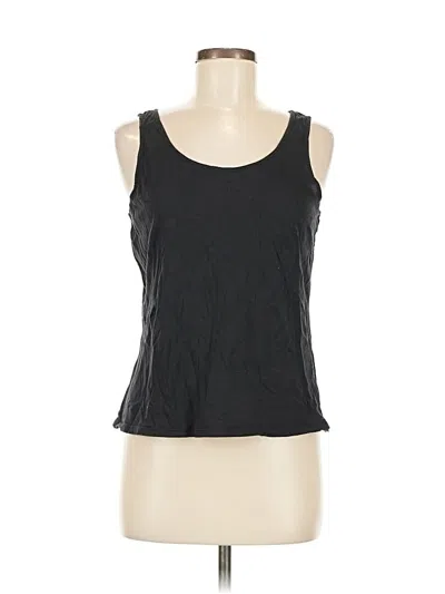 Pre-owned Jjill Tank Top Black Halter Neckline Tops