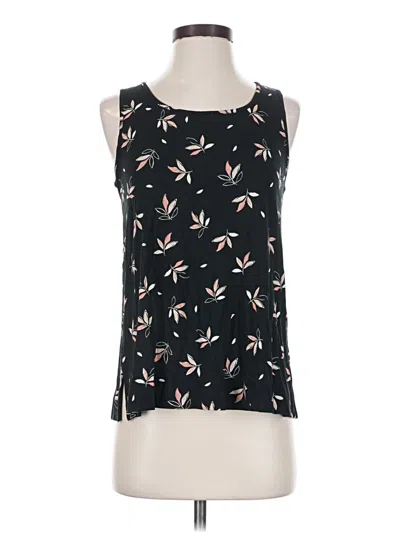 Jjill Tank Top Black Halter Neckline Tops