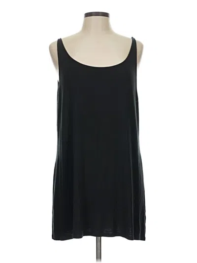 Pre-owned Jjill Tank Top Black Scoop Neck Tops