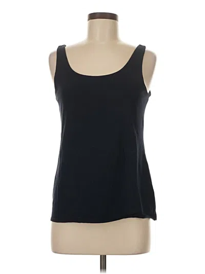 Pre-owned Jjill Tank Top Black Strapless Neckline Tops