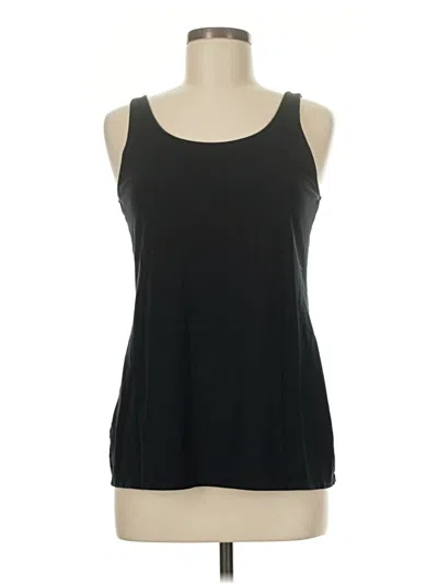 Pre-owned Jjill Tank Top Black Strapless Neckline Tops
