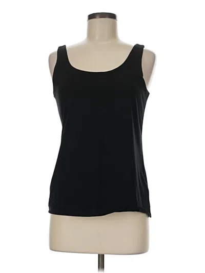 Pre-owned Jjill Tank Top Black Strapless Neckline Tops