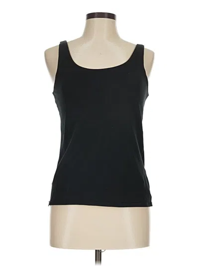 Pre-owned Jjill Tank Top Black Strapless Neckline Tops
