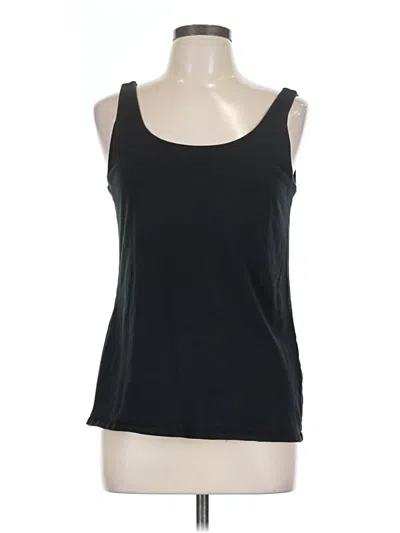 Pre-owned Jjill Tank Top Black Strapless Neckline Tops