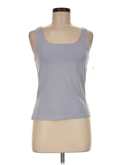 Pre-owned Jjill Tank Top Gray Strapless Neckline Tops