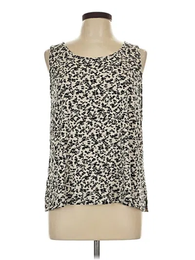Pre-owned Jjill Tank Top Ivory Strapless Neckline Tops